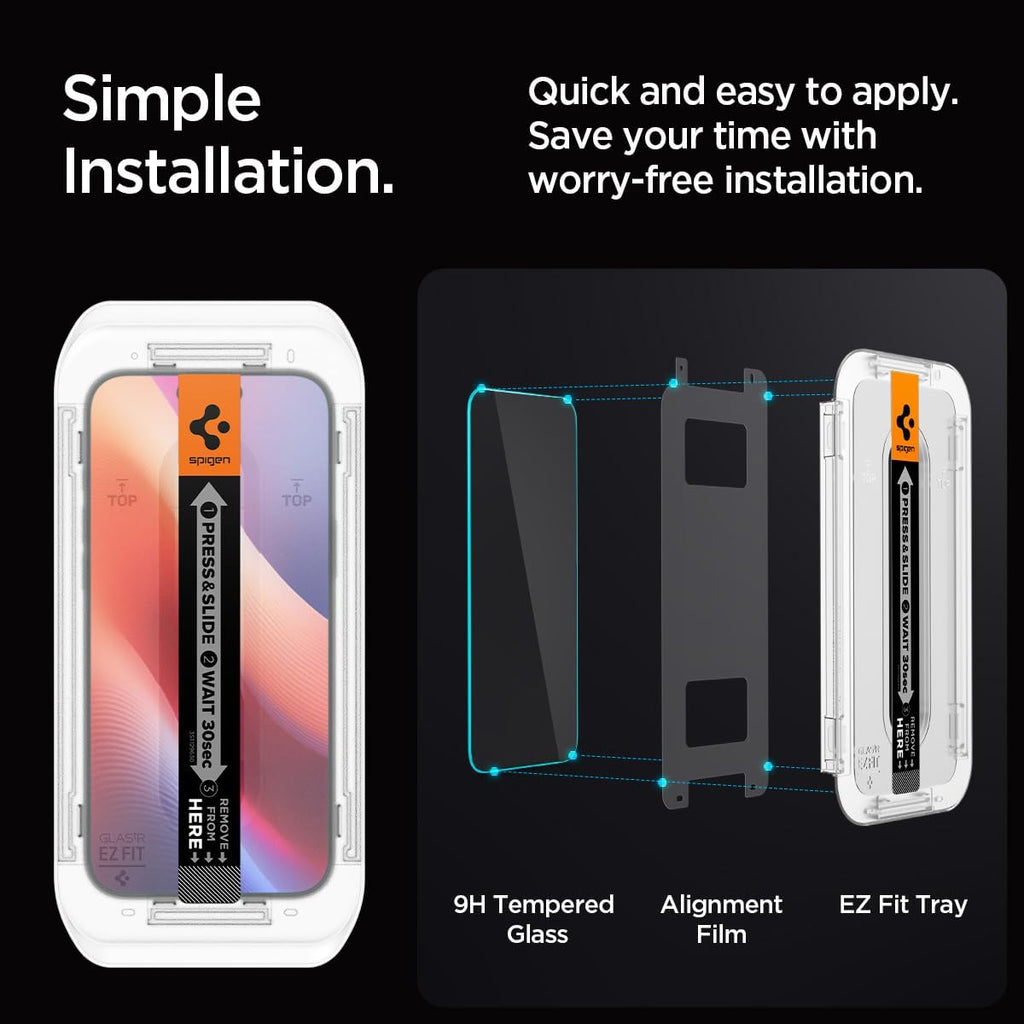 Spigen Screen Protector GLAS.tR EZ FIT (Privacy)