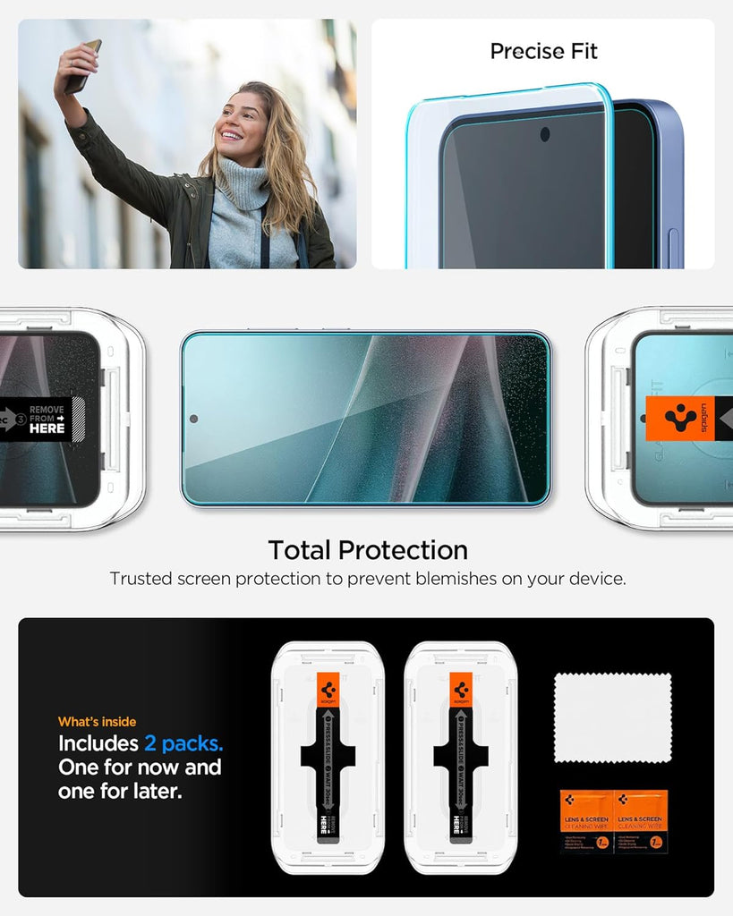 Spigen Screen Protector GLAS.tR EZ FIT (2pc)