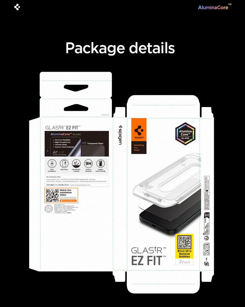 Spigen Screen Protector GLAS.tR EZ FIT (Sensor Protected)