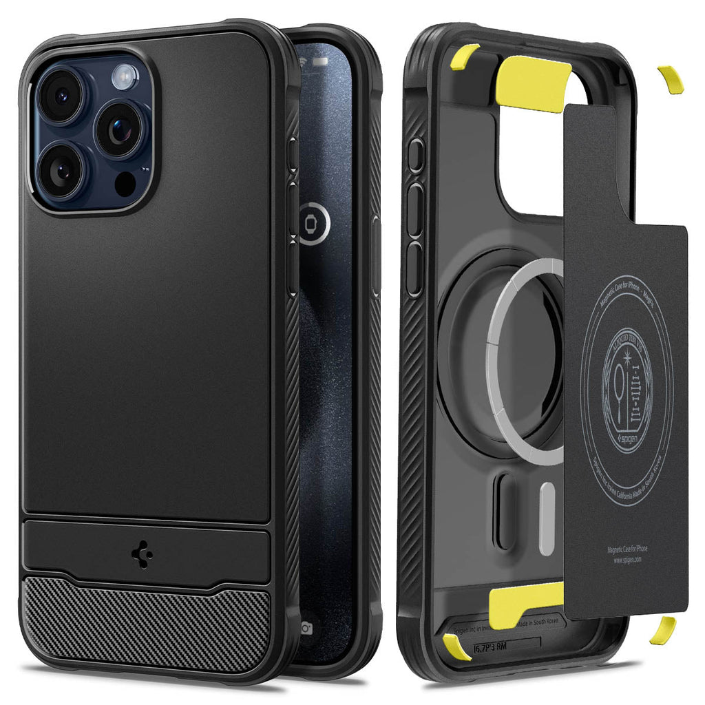 Spigen Slim Armor MagFit Case for Apple iPhone 15 Pro Max Gunmetal