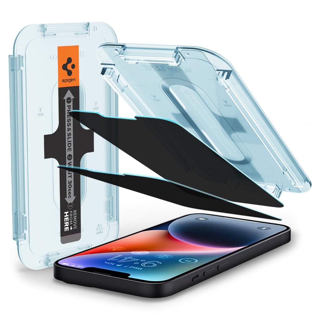 Spigen Screen Protector EZ FIT GLAS.tR Privacy (2pc)