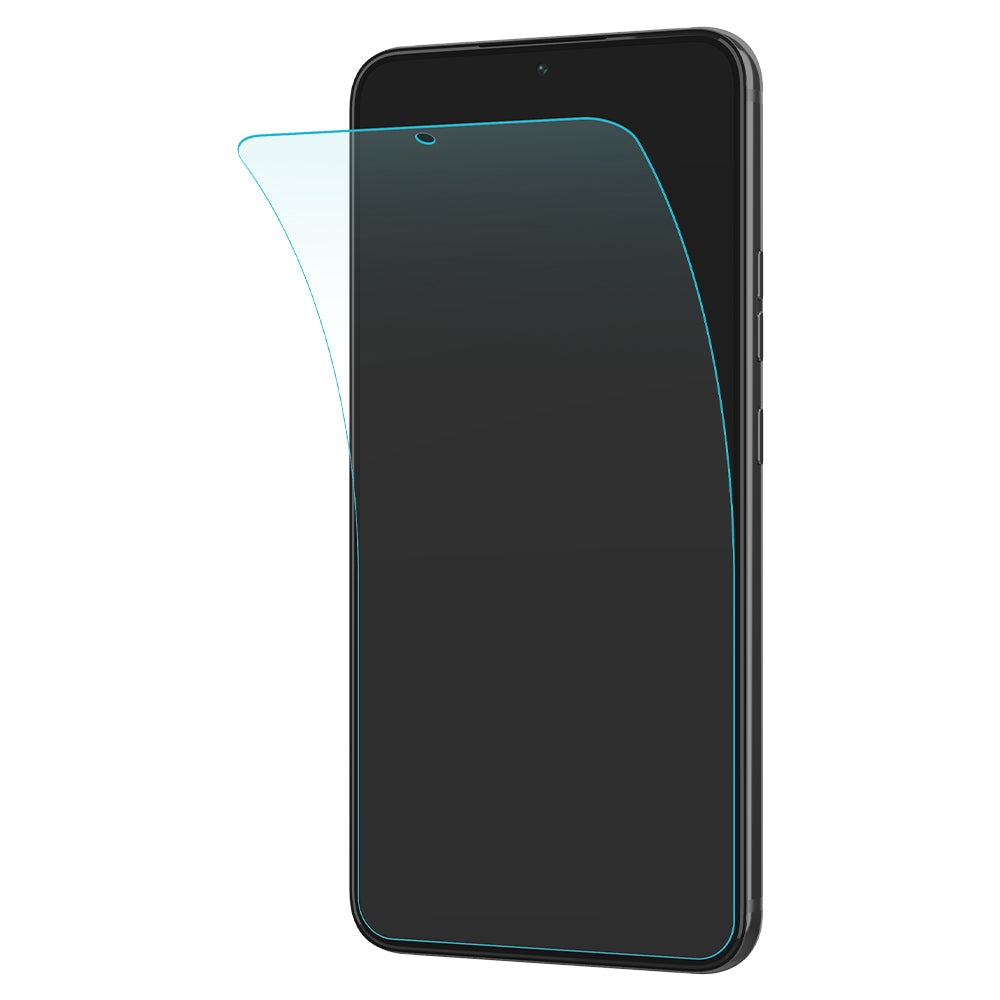 Spigen Screen Protector Flex iD Solid (1 pc) + Glas.tR Optik black (1 pc) Set