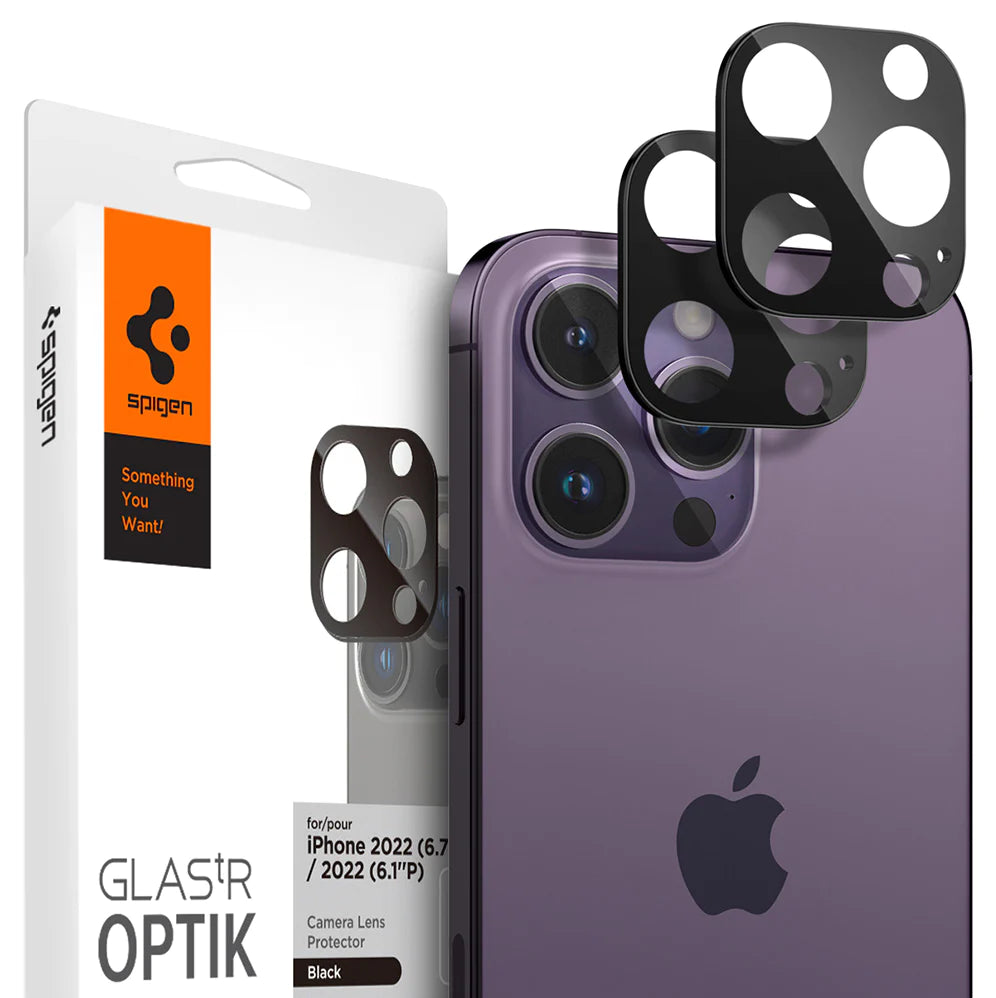 iPhone 14 Pro Max Case / 14 Pro / 14/ 14 Plus, Spigen [Optik Armor]  Shockproof